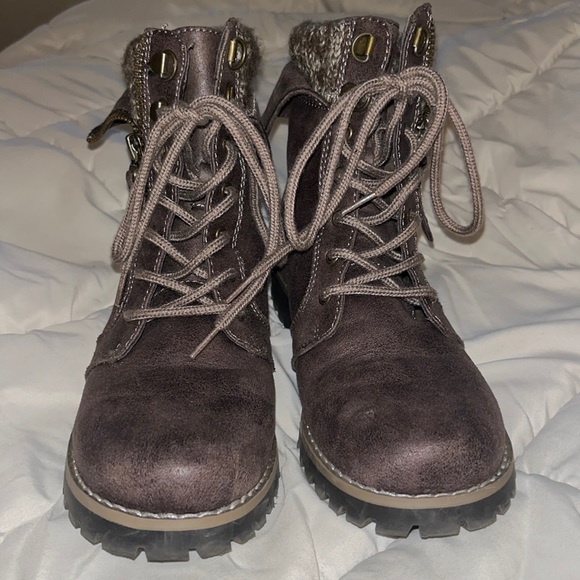 combat boots - Picture 1 of 5